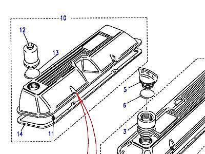 G04155 ROCKER COVER  Range Rover Classic