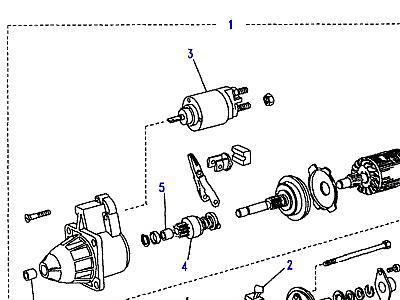 G04165 STARTER MOTOR BOSCH  Range Rover Classic