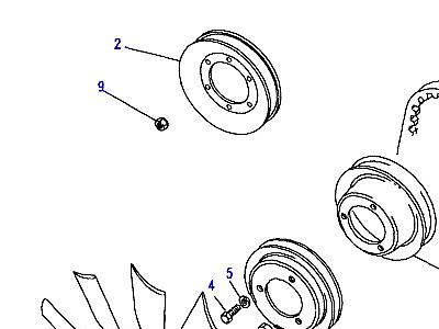 G04185 VISCOUS DRIVE & FAN  Range Rover Classic
