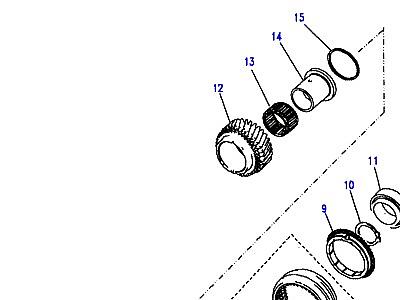 J02065 MAINSHAFT GEARS 5TH/REVERSE  Range Rover Classic