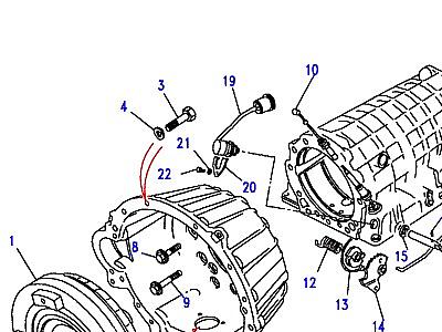 J03090 TORQUE CONVERTOR & HOUSING  Range Rover Classic
