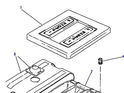 K01010 AUTO SELECTOR MOUNTING  Range Rover Classic