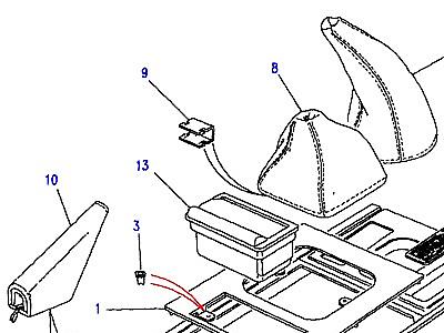 K01040 CENTRE CONSOLE В СБОРЕ  Range Rover Classic