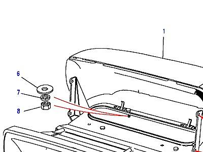 K01045 COWL INSTRUMENT BINNACLE  Range Rover Classic