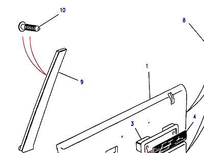 K01080 FRONT DOOR CASING  Range Rover Classic