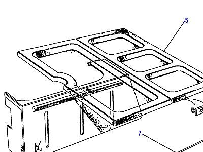 K01145 PARCEL TRAY-TO (V) JA624755  Range Rover Classic