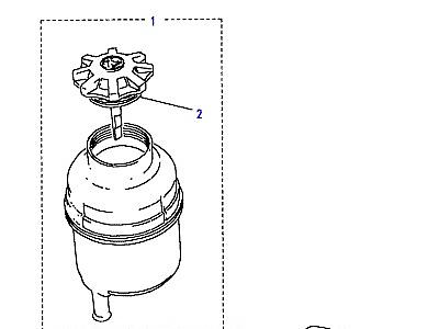 M01015 POWER STEERING RESERVOIR  Range Rover Classic