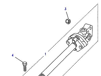 M01035 SHAFT-TO (V) LA647644  Range Rover Classic