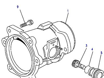 O01050 SPEEDO HOUSING  Range Rover Classic