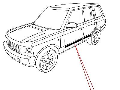 102ABI КОМПЛЕКТЫ ОТДЕЛКИ КУЗОВА - БОКОВЫЕ  Range Rover (L322)