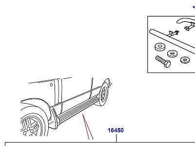 102ABW ЗАЩИТНЫЕ РЕШЕТКИ И ЩИТКИ ВНИЗУ КУЗОВА АКСЕССУАРЫ  Range Rover (L322)