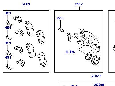 213AEE ДИСКИ И СУППОРТЫ ЗАДНИХ ТОРМОЗОВ  Range Rover (L322)