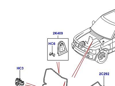 215AEV ПЕРЕДНИЕ ТОРМОЗНЫЕ ТРУБОПРОВОДЫ  Range Rover (L322)