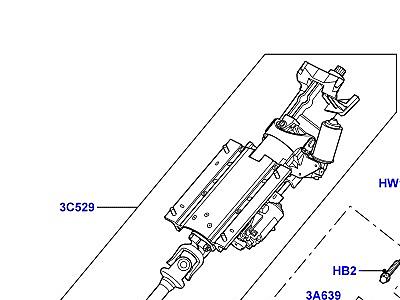 219AGD РУЛЕВАЯ КОЛОНКА  Range Rover (L322)