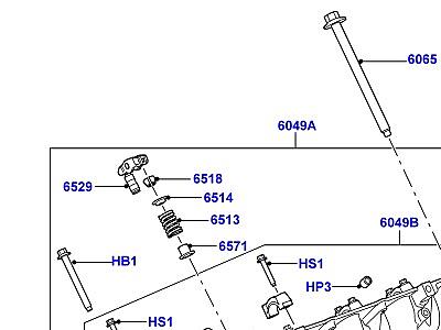 300AAJA ГОЛОВКА ЦИЛИНДРОВ 3.6 V8 32V DOHC EFI ДИЗЕЛЬ, ПРАВАЯ СТОРОНА  Range Rover (L322)