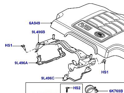 300AAL9 ВПУСКНОЙ КОЛЛЕКТОР 3.6 V8 32V DOHC EFI ДИЗЕЛЬ  Range Rover (L322)