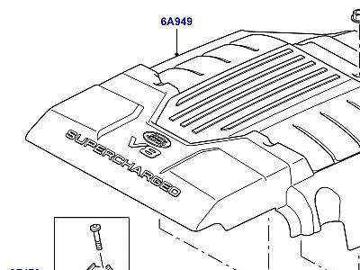 300AALD ВПУСКНОЙ КОЛЛЕКТОР 4.2 БЕНЗИН V8 SUPERCHRGED  Range Rover (L322)