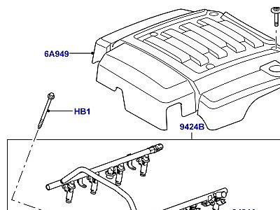 300AALF ВПУСКНОЙ КОЛЛЕКТОР 4.4 AJ БЕНЗИН V8  Range Rover (L322)
