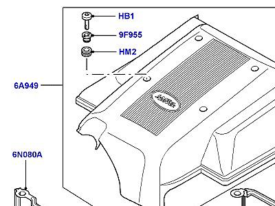300AALG ВПУСКНОЙ КОЛЛЕКТОР 4.4 БЕНЗИН V8 DOHC  Range Rover (L322)