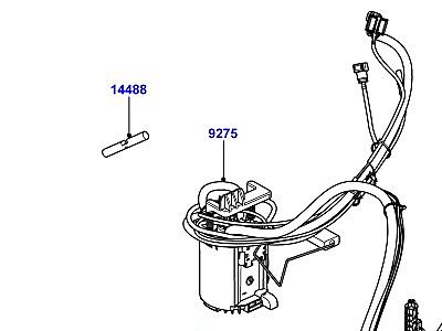 303ACKA ТОПЛИВНЫЙ НАСОС И ДАТЧИК 3.6 V8 32V DOHC EFI ДИЗЕЛЬ  Range Rover (L322)