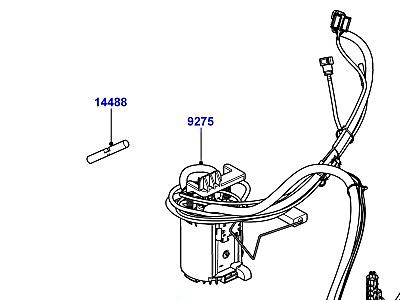 303ACKE ТОПЛИВНЫЙ НАСОС И ДАТЧИК 4.4L DOHC ДИЗЕЛЬ V8 DITC  Range Rover (L322)