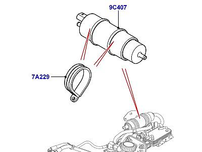 303ACOE ТОПЛИВНЫЙ НАСОС - РЯДНЫЙ 4.4L DOHC ДИЗЕЛЬ V8 DITC  Range Rover (L322)