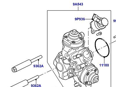 303ACPE ТОПЛ.НАСОС ВЫС.ДАВЛ.-ДИЗЕЛЬ 4.4L DOHC ДИЗЕЛЬ V8 DITC  Range Rover (L322)