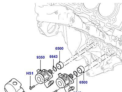 303ACQH ТНВД, УСТАНОВЛ. НА ДВИГАТ. 5.0L OHC SGDI NA V8 БЕНЗИН  Range Rover (L322)
