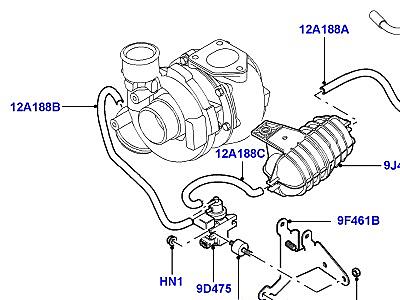 303ACY5 ТУРБОКОМПРЕССОР 3.0 ДИЗЕЛЬ TI  Range Rover (L322)