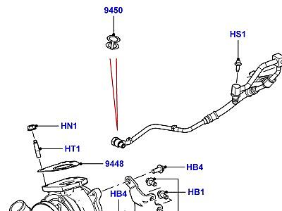 303ACZ9 ТУРБОКОМПРЕССОР 3.6 V8 32V DOHC EFI ДИЗЕЛЬ, ПРАВАЯ СТОРОНА  Range Rover (L322)