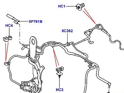 307ADX9 СИСТЕМА ПОНИЖЕНИЯ ТОКСИЧНОСТИ ВЫХЛОПА 3.6 V8 32V DOHC EFI ДИЗЕЛЬ  Range Rover (L322)