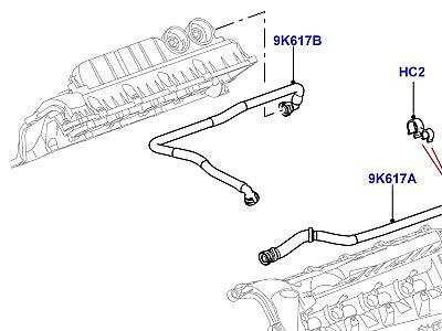 307ADXH СИСТЕМА ПОНИЖЕНИЯ ТОКСИЧНОСТИ ВЫХЛОПА 5.0L OHC SGDI NA V8 БЕНЗИН  Range Rover (L322)