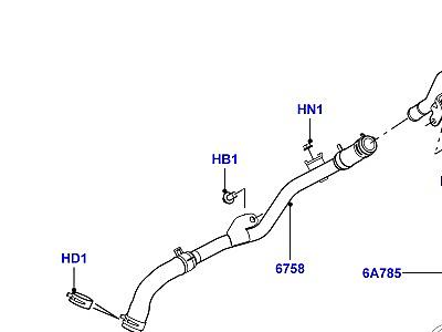 307ADYE СИСТЕМА ПОНИЖЕНИЯ ТОКСИЧНОСТИ ВЫХЛОПА 4.4L DOHC ДИЗЕЛЬ V8 DITC  Range Rover (L322)