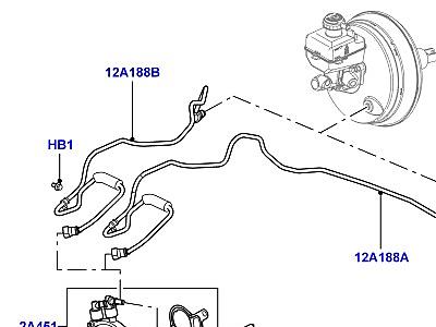 307AEFE ВАКУУМНОЕ УПРАВЛ. И ВПУСК ВОЗДУХА 4.4L DOHC ДИЗЕЛЬ V8 DITC  Range Rover (L322)