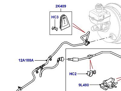 307AEFI ВАКУУМНОЕ УПРАВЛ. И ВПУСК ВОЗДУХА 5.0L OHC SGDI SC V8 БЕНЗИН  Range Rover (L322)