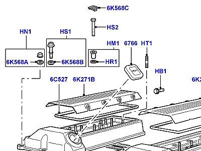 309AEYG КРЫШКА ГОЛОВКИ ЦИЛИНДРОВ 4.4 БЕНЗИН V8 DOHC  Range Rover (L322)