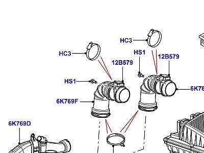 311AFJA ВОЗДУШНЫЙ ФИЛЬТР 3.6 V8 32V DOHC EFI ДИЗЕЛЬ  Range Rover (L322)