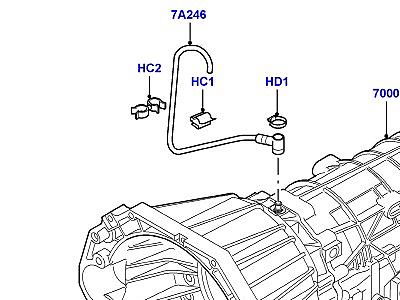 313AFWJ АКПП В СБОРЕ И ПРИВОД СПИДОМЕТРА 5 SPEED AUTOMATIC (ZF)  Range Rover (L322)