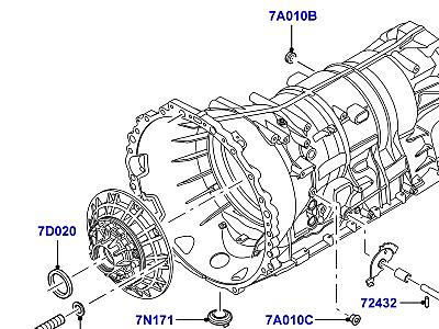 313AGCN ВНЕШНИЕ ЭЛЕМЕНТЫ КОРОБКИ ПЕРЕДАЧ 6-СТУПЕНЧАТАЯ АКПП ZF  Range Rover (L322)