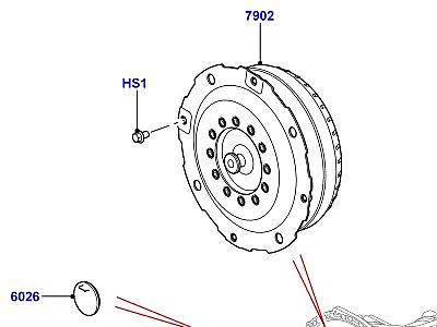 313AGOM ГИДРОТРАНСФОРМАТОР 6 SPEED AUTOMATIC (ZF)  Range Rover (L322)