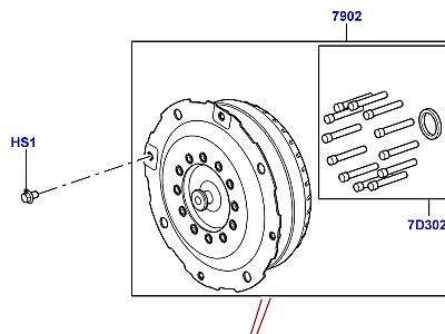 313AGPO ГИДРОТРАНСФОРМАТОР 8 SPEED AUTO TRANSMISSION  Range Rover (L322)