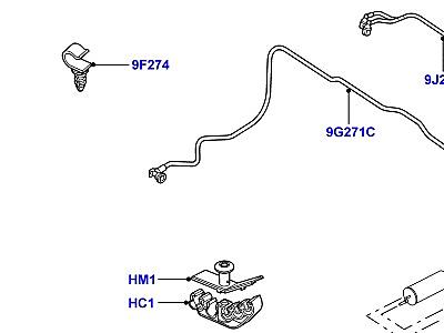 323AJSG ТОПЛИВНЫЕ МАГИСТРАЛИ 4.4 БЕНЗИН V8 DOHC  Range Rover (L322)