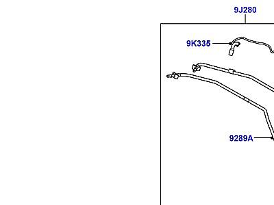 323AJUA ТОПЛИВНЫЕ МАГИСТРАЛИ 3.6 V8 32V DOHC EFI ДИЗЕЛЬ, СЗАДИ, В ЦЕНТРЕ  Range Rover (L322)