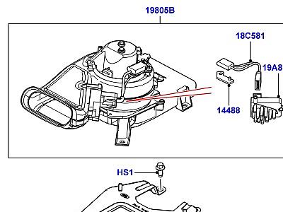 400AAM ОТОПИТ./ВЕНТИЛЯТОР КОНДИЦ.И ЭЛЕМЕНТЫ  Range Rover (L322)