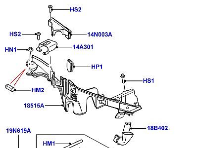 401AAR ВНЕШНИЕ ЭЛЕМЕНТЫ ОТОПИТЕЛЯ И КОНДИЦИОНЕРА СТРАНИЦА В  Range Rover (L322)