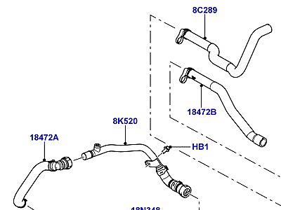 401AAX ШЛАНГИ ОТОПИТЕЛЯ  Range Rover (L322)
