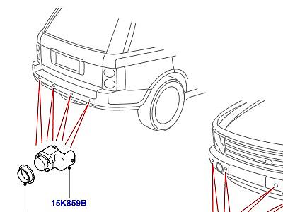 405ACL СИСТЕМА ПОМОЩИ ПРИ ПАРКОВКЕ  Range Rover (L322)