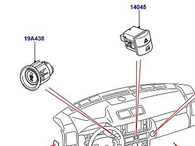417AFB ПАНЕЛЬ ПРИБ.И СОПУТСТВ.ЭЛЕМ.  Range Rover (L322)