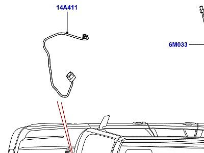 418AFG ЭЛЕКТРОПР.НА ДВИГАТ.И ПЕРЕГОРОДКЕ ТЯГА  Range Rover (L322)