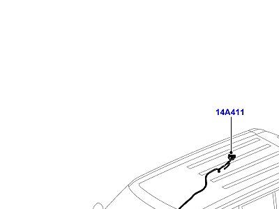 418AGO ЭЛЕКТРОПРОВОДКА КУЗОВА И ЗАДКА  Range Rover (L322)